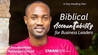 Biblical Accountability for Business Leaders