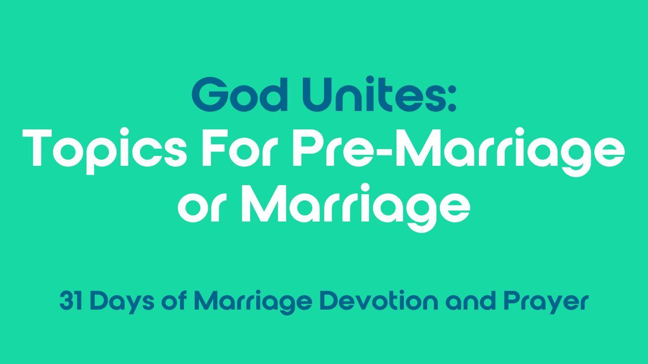 God Unites: Marriage Devotional