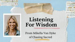 Listening for Wisdom Mark 4:24 Ooratha Caaquwaa