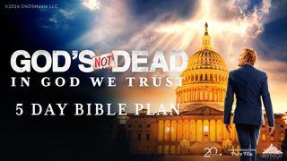 God's Not Dead: In God We Trust De Psalmen 149:4 NBG-vertaling 1951