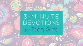 3-Minute Devotions for Teen Girls