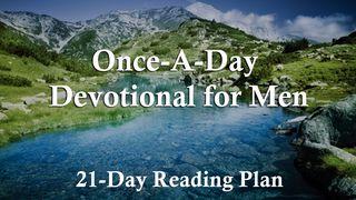 NIV Once-A-Day Bible for Men Gelip çykyş 10:9 Mukaddes Kitap