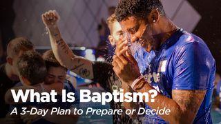 What Is Baptism? A 3-Day Plan to Prepare or Decide Mateus 3:17 Deus Itaumbyry