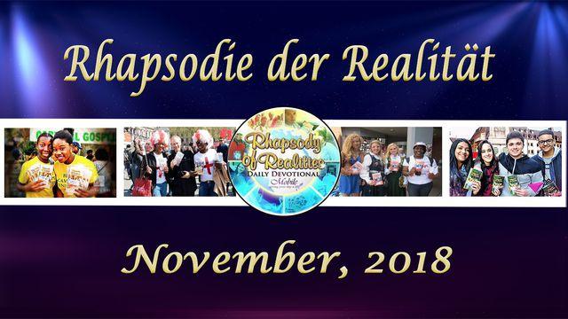 Rhapsodie der Realität (November, 2018)