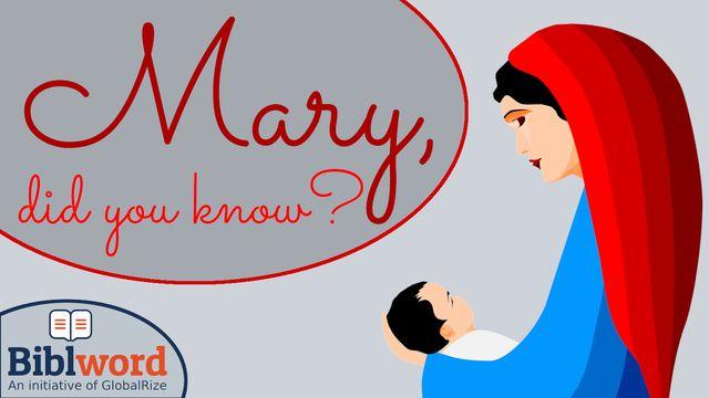 Mary, Did You Know?