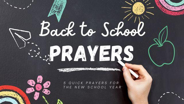 Back to School Prayers