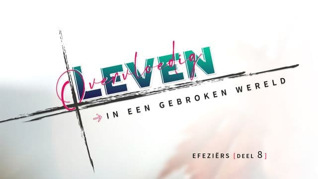 Overvloedig leven, Efeziërs deel 8