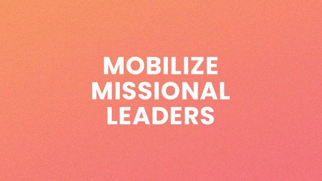 Mobilize Missional Leaders