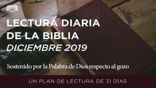 Lectura Diaria De La Biblia–Sostenido Por La Palabra De Gozo De Dios
