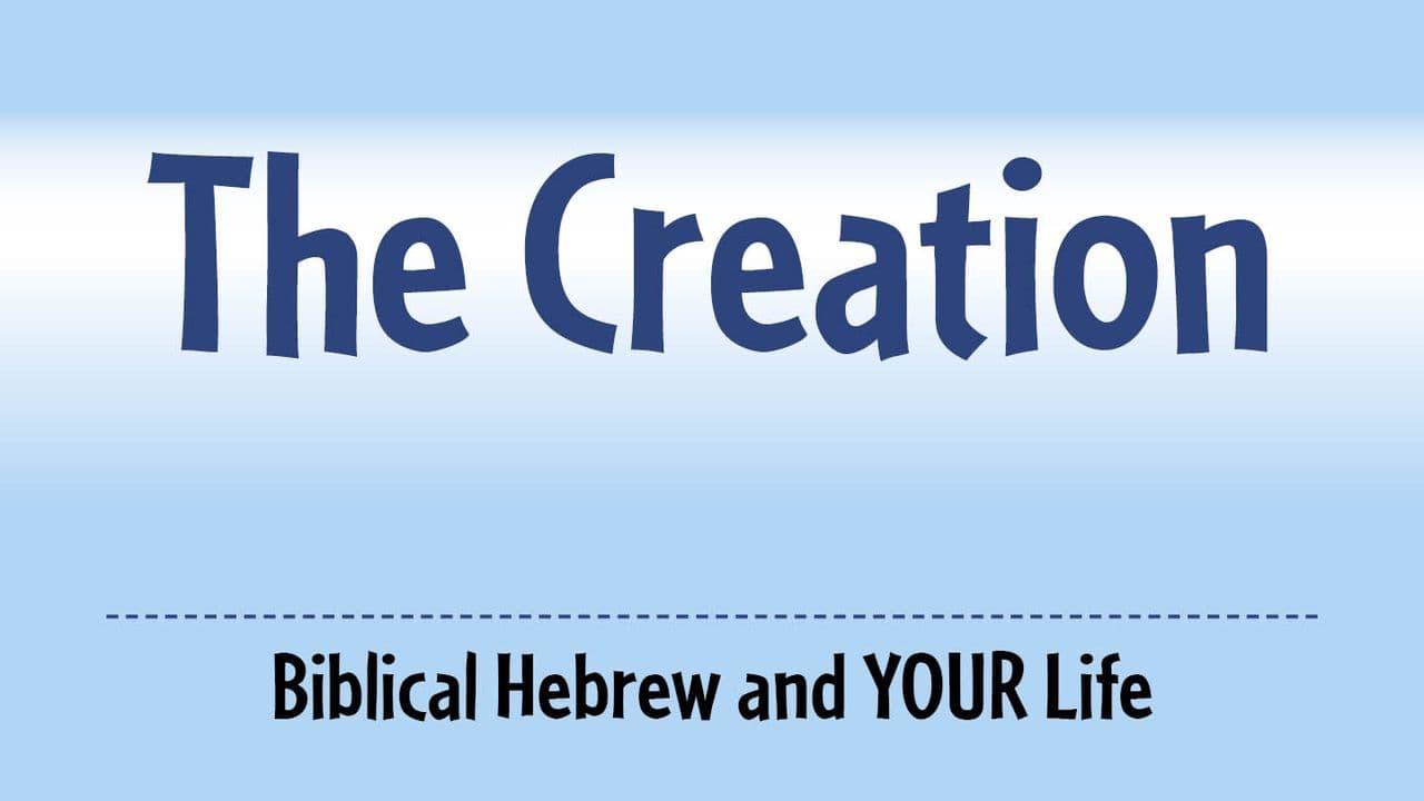Three Words From The Creation