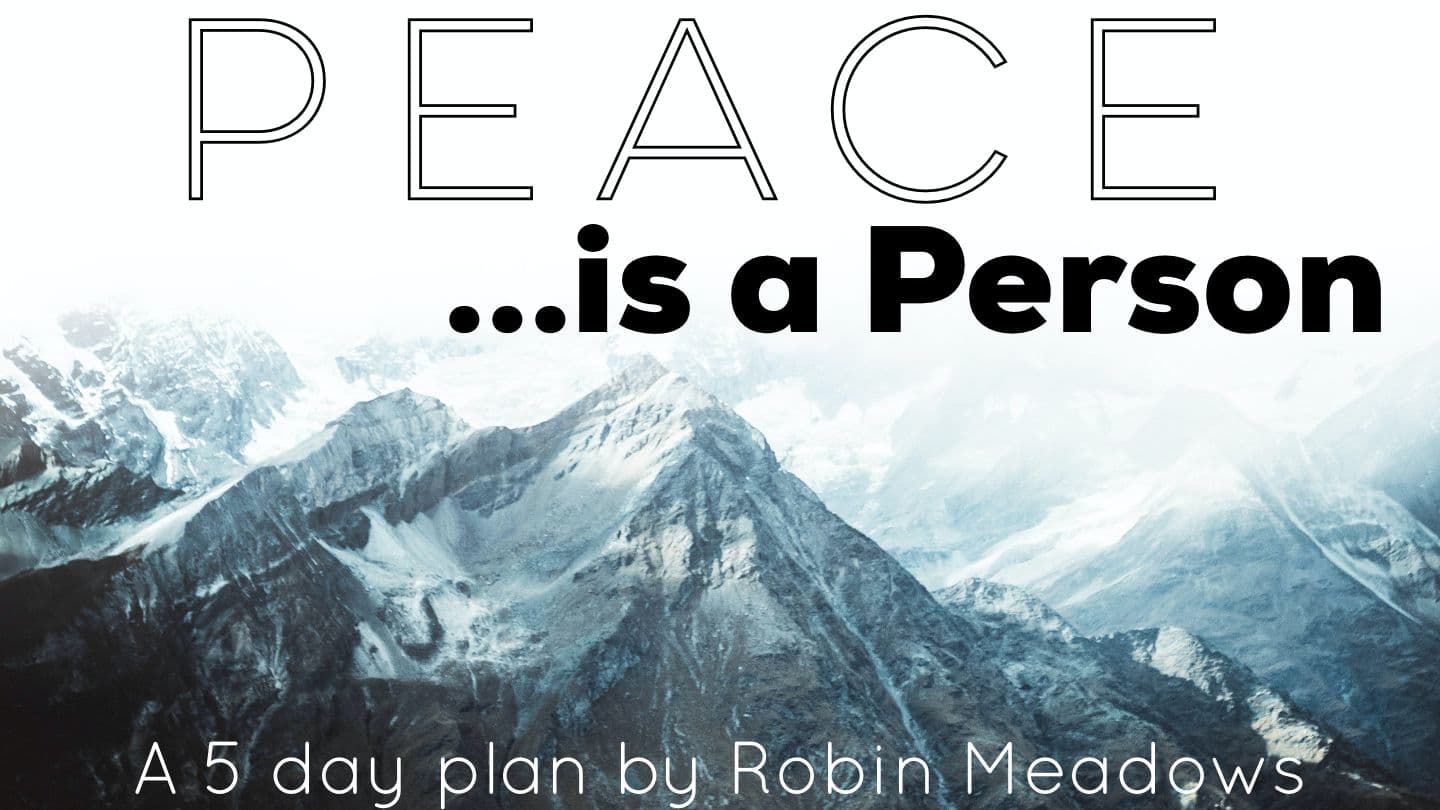 Peace is a Person Isaiah 28:5-6 The Message