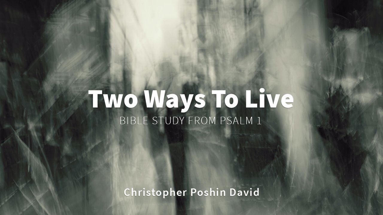 Two Ways to Live