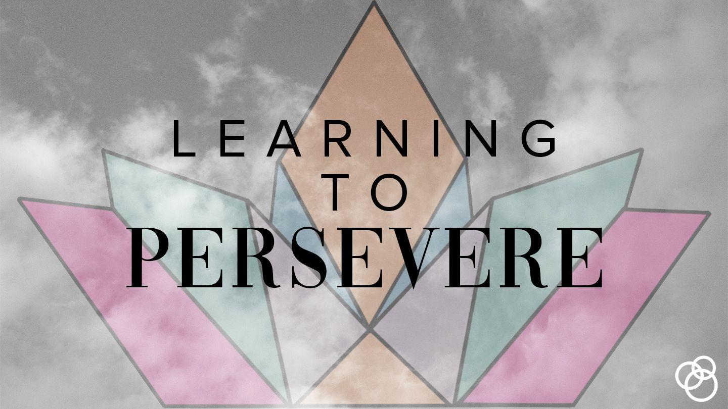 Learning to Persevere Matthew 14:22, 23, 24, 25, 26, 27, 28, 29, 30, 31, 32, 33 New International Version