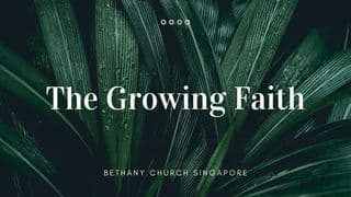 The Growing Faith
