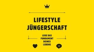 LIFESTYLE JÜNGERSCHAFT