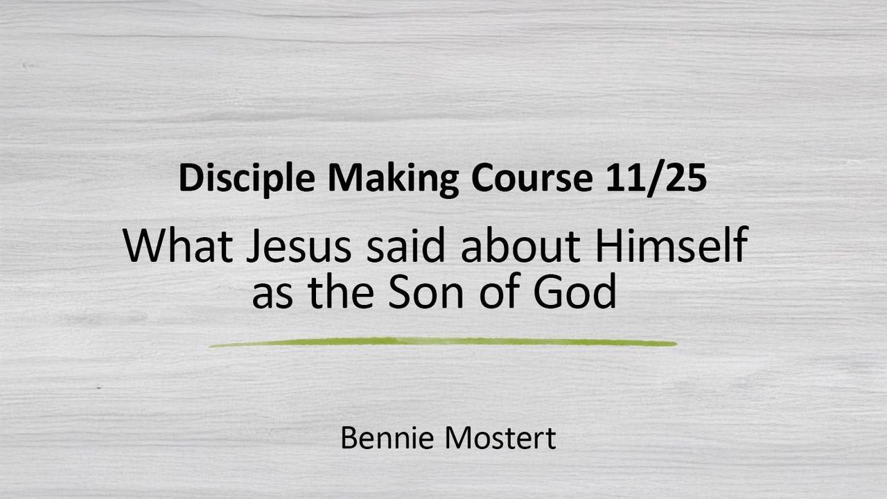 What Jesus Said About Himself as the Son of God