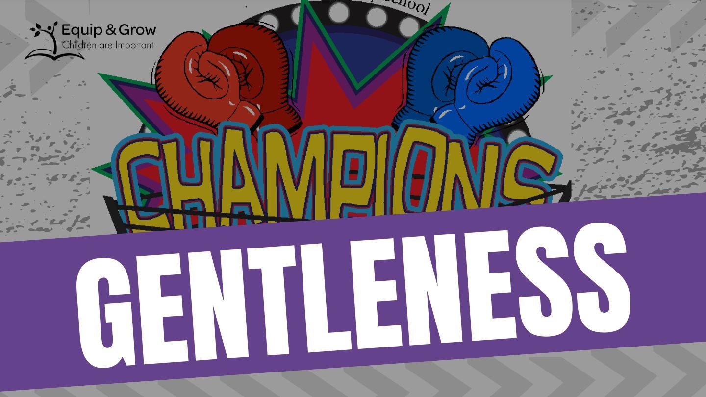 GENTLENESS - Champions by the Fruit of the Spirit ಮಾತೆವ್ 15:8-9 Siddi Bible, 2025