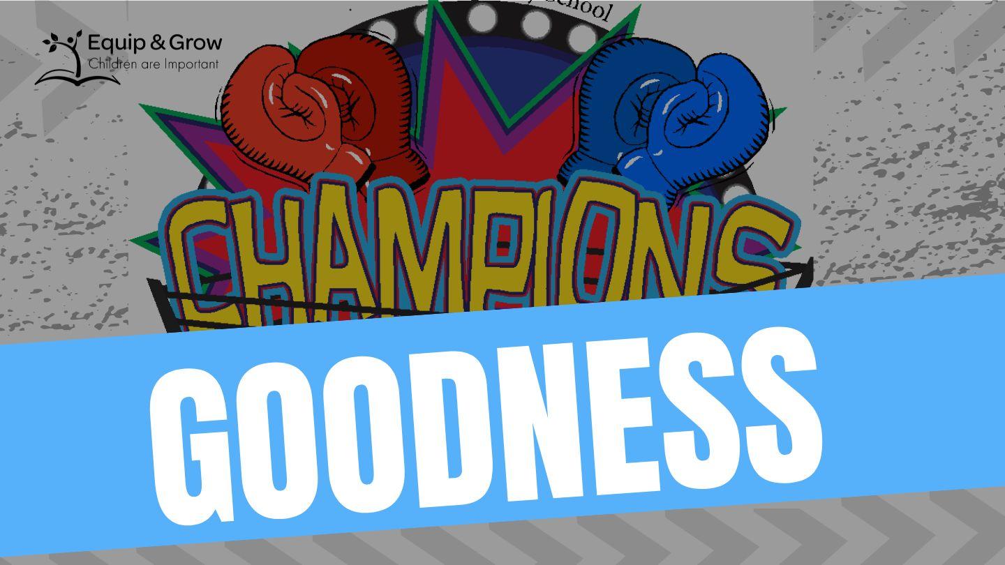 GOODNESS - Champions by the Fruit of the Spirit ਉਤਪਤ 11:6-7 ਪੰਜਾਬੀ ਮੌਜੂਦਾ ਤਰਜਮਾ