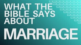 What the Bible Says About Marriage