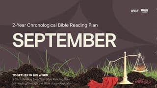 Two-Year Chronological Bible Reading Plan (Second-September)